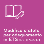 Modifica statuto per adeguamento in ETS